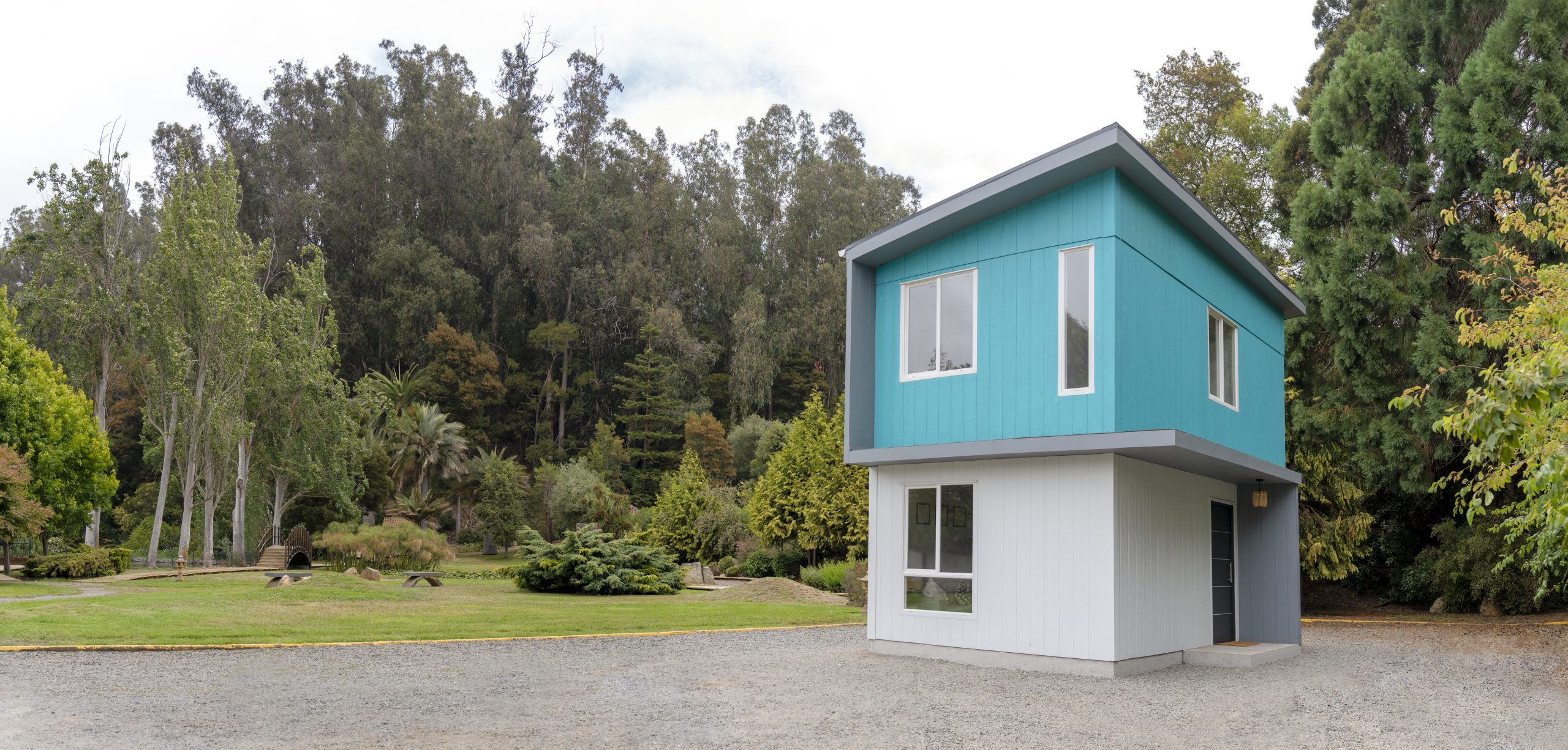 De madera es la primera vivienda industrializada entregada por el Minvu